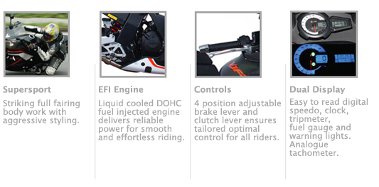 Daelim VJF250 250cc Roadsport Motorcycle